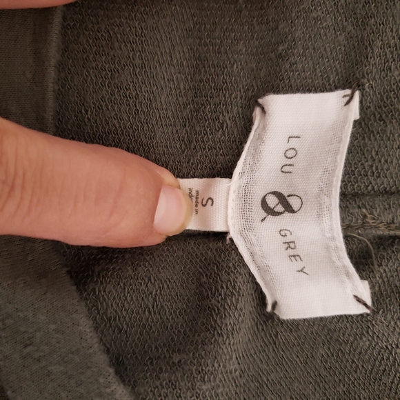 Lou & Grey Green Short Sleeve Dolman Tee - Picture 4 of 6